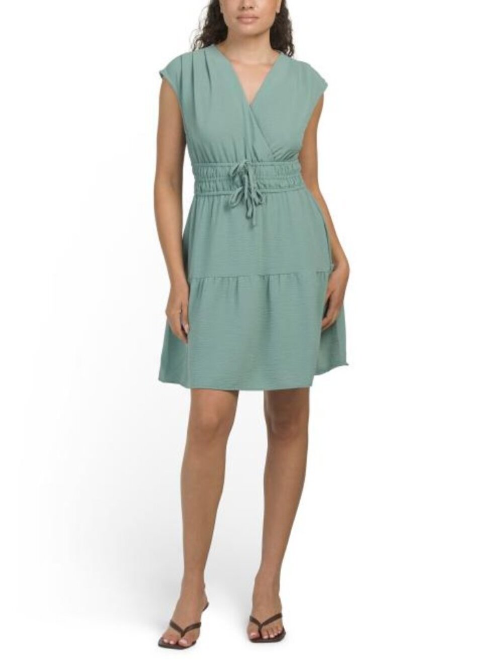 TAHARI ASL 3 Bows Fit And Flare Mini Dress